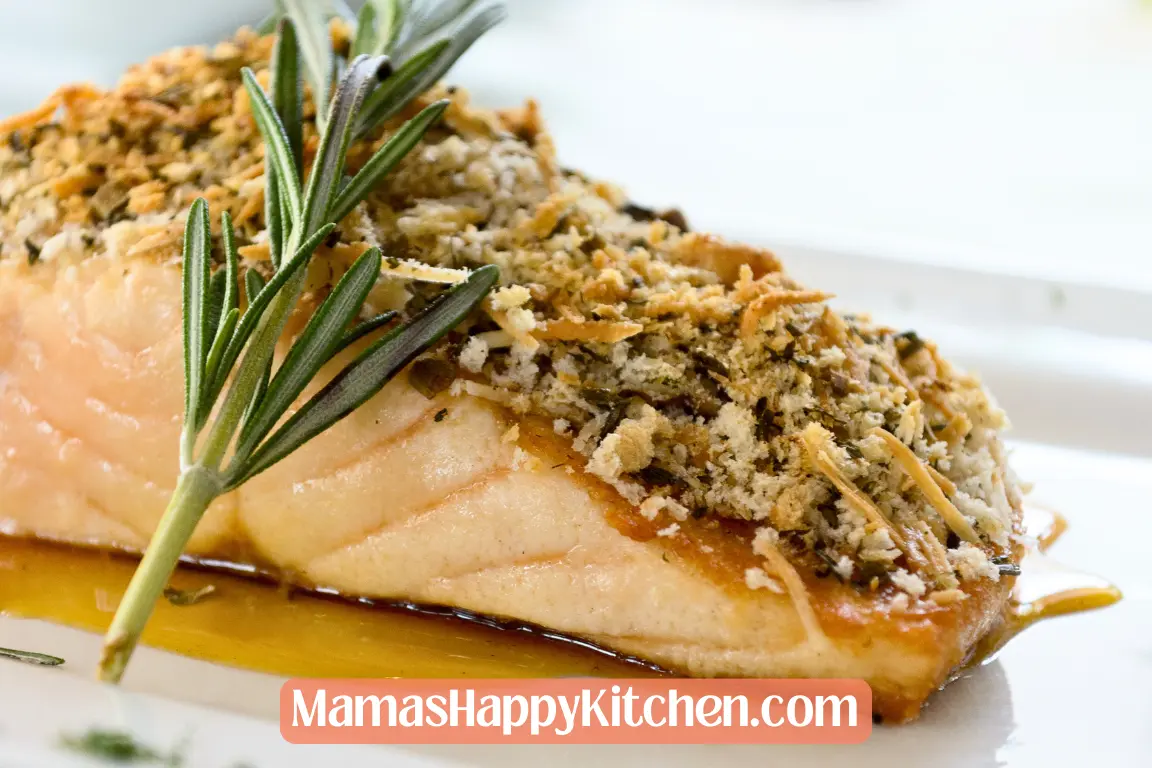 Baked Salmon with Capers and Dill