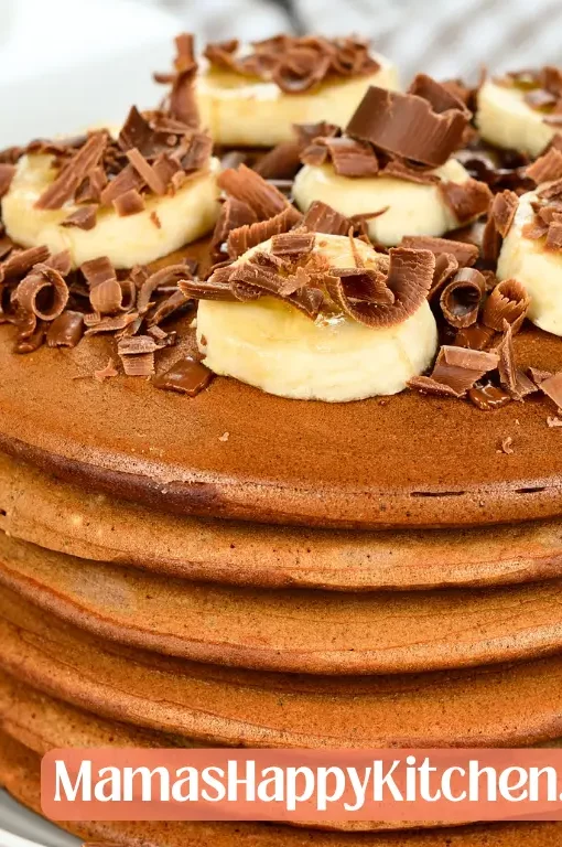 Chocolate Protein Powder Pancakes