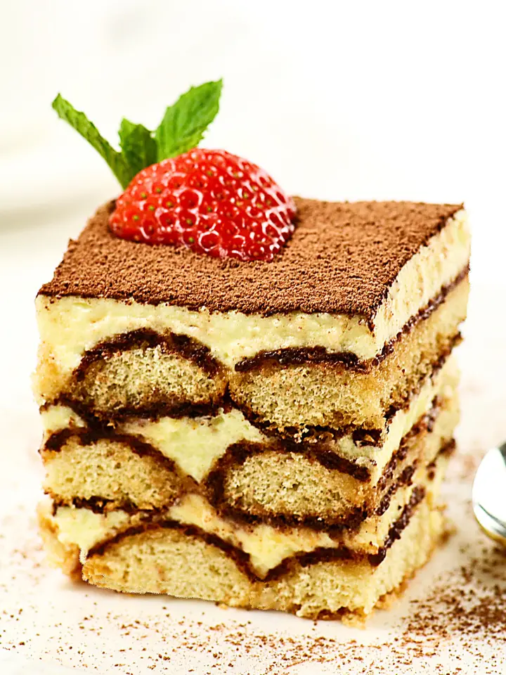 Hojicha tiramisu