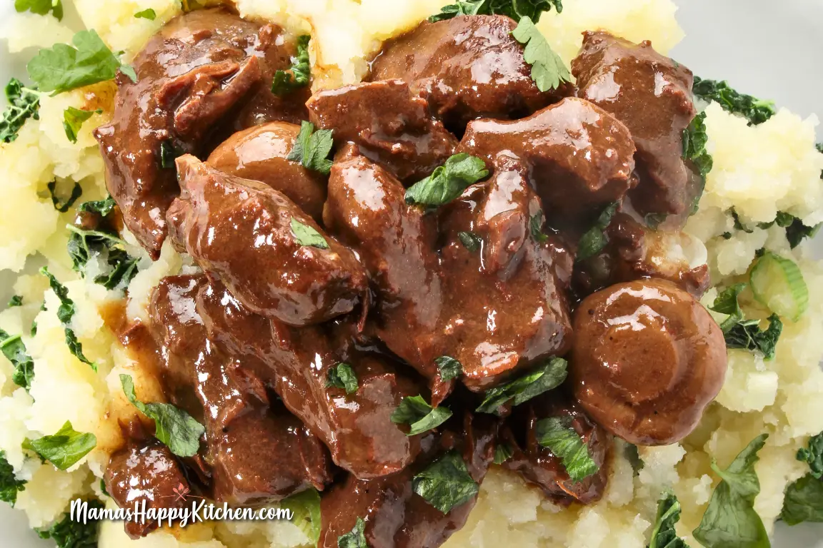 Beef Stew and Mashed Potatoes