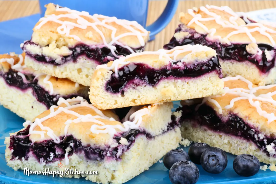 Lemon Blueberry Shortbread Bars