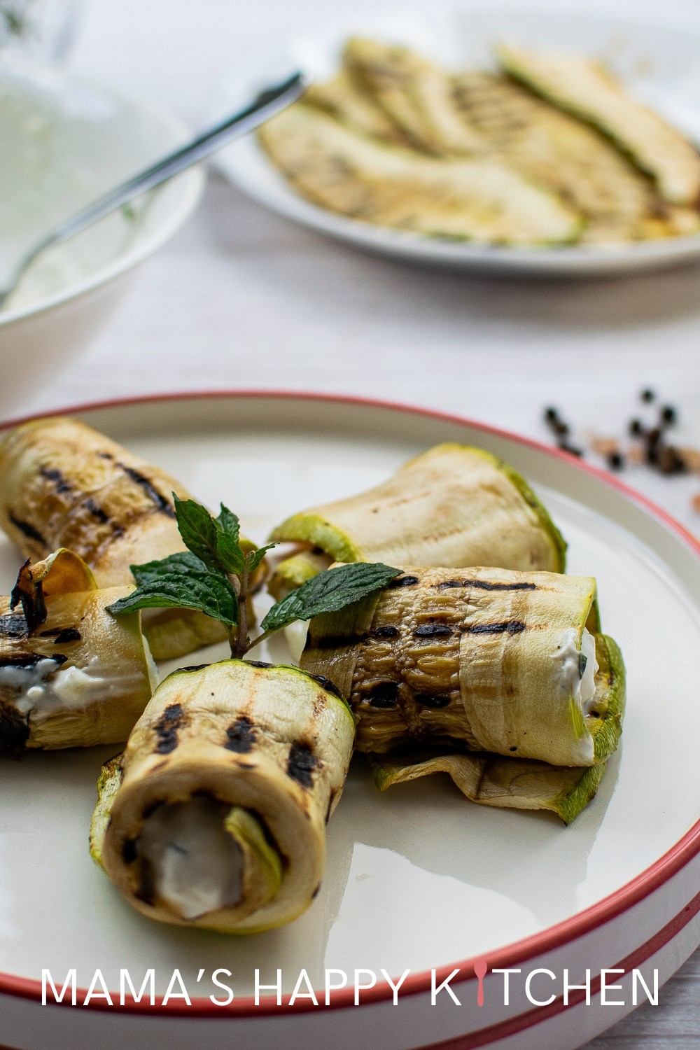 My Grilled Zucchini with Feta and Mint recipe is a delightful fusion of garden-fresh zucchini, creamy feta, and aromatic mint. Quick and easy delight, requiring just 15 minutes of prep time and a mere 5 minutes of cooking, totaling 30 minutes from start to finish. The grilled zucchini slices form a perfect canvas for the rich, tangy blend of cream cheese, crumbled feta, yogurt, and mayonnaise, with a touch of mint. Ideal for a light lunch, a side dish, or even as an elegant appetizer.