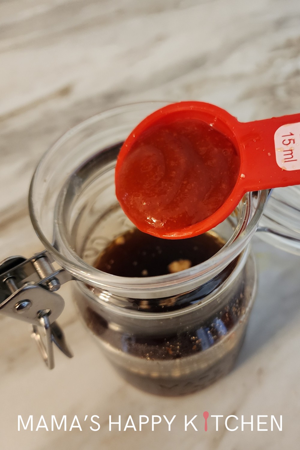 I created this Pad Thai sauce recipe without tamarind because tamarind is so difficult to find unless you order it on Amazon. I live right near an Asian grocery story, and I still can't find it. Really, who needs to have yet another bottle hogging up space in the fridge? Totally not necessary! This sauce is the perfect balance of sweet, tangy, spicy, and savory, and it is enough for one family meal (1 pound of meat and 16 ounces of rice noodles). Why not skip that Thai takeout?