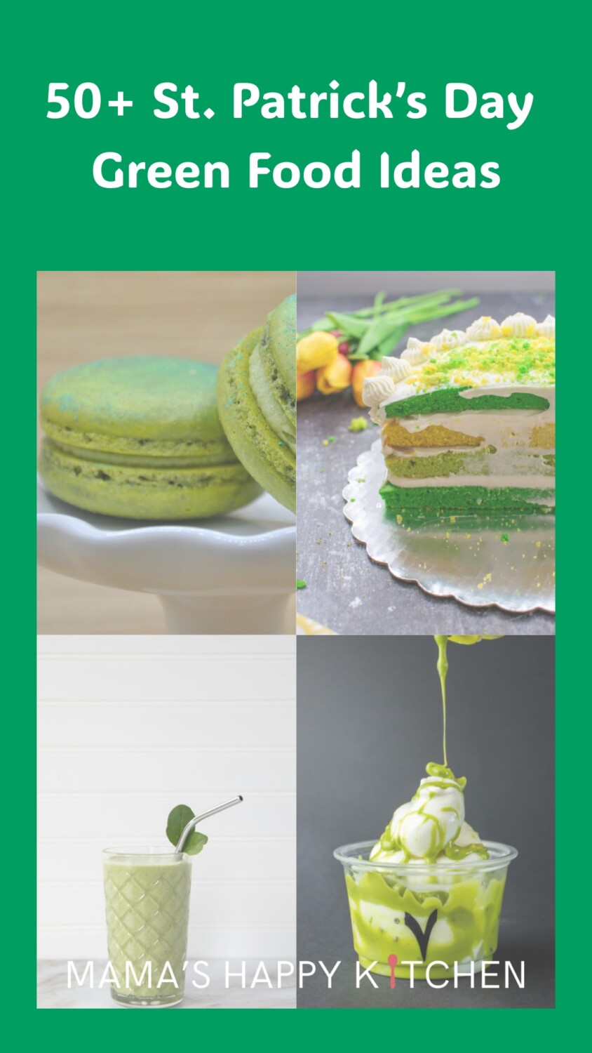Here are over 50 St. Patrick's Day green food ideas, in case you want to make a beautiful Irish day. Instead of one big, jumbled list, I decided to break out all the foods into different categories. I hope that you love these recipes as much I loved compiling them! And if you have a beautiful green creation, please add your link to the list. This collection ranges from traditional Irish dishes to creative, modern twists, all featuring that vibrant green hue. #TopOfTheMorningToYou