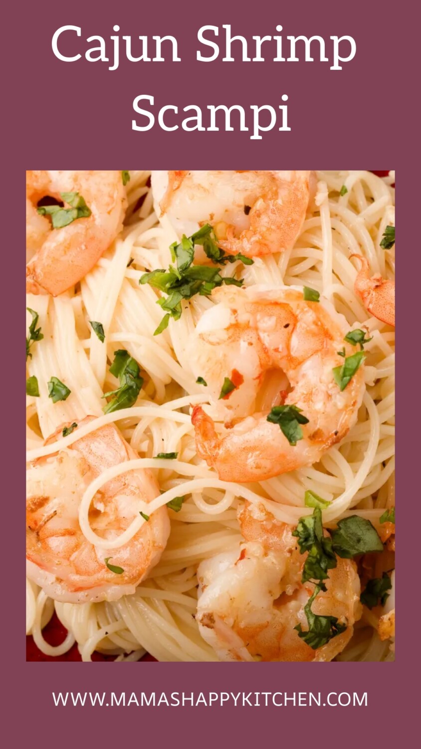 I enjoy making shrimp with noodles or rice dishes, like Shrimp Pad Thai. This Cajun Shrimp Scampi is almost as delicious as my other shrimp dishes but with the awesome taste of Cajun seasoning.