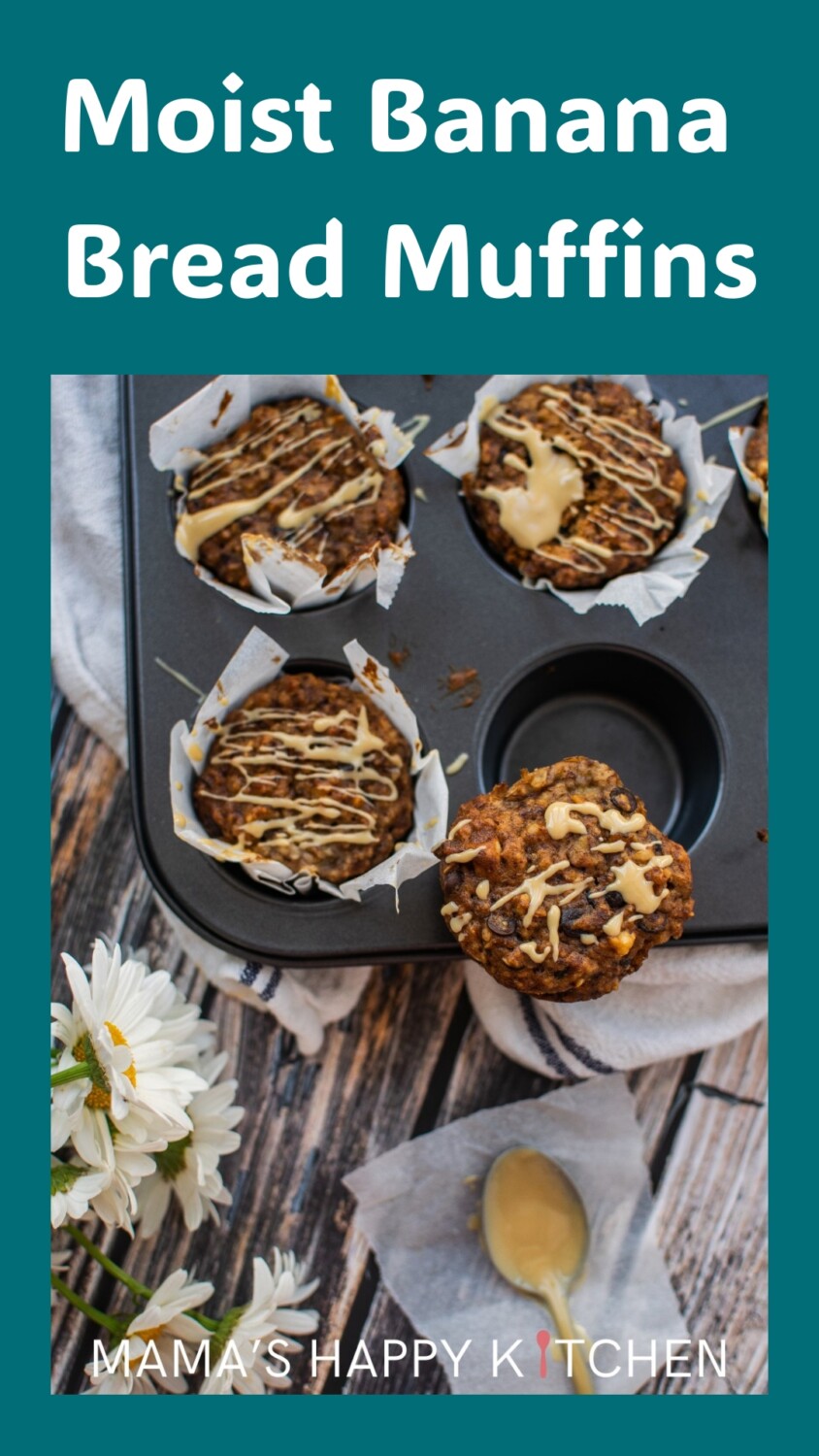 Ripe bananas be gone! Today, I'm going to make some moist banana bread muffins for a quick and easy treat to use up as all those ripe bananas that I always have lying around. Part of the reason that I have so many banana recipes on this site. The recipe balances the natural sweetness of bananas with a hint of cinnamon, and the addition of chocolate chips creates a rich, indulgent treat. I love to grab a yummy muffin when I'm dashing out the door to work or enjoying as mid-day snack.