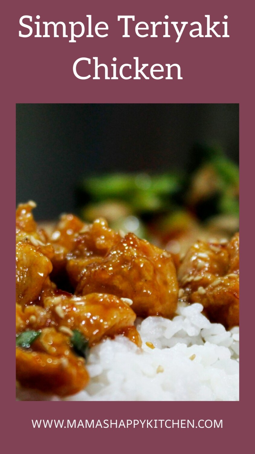 If there is one type of meal that I could eat for the rest of my life, it would be chicken and rice. This is why this teriyaki chicken recipe is my go-to meal to make whenever I get that craving. I love this recipe because it is super easy to make and can be ready in less than 30 minutes. All you need is chicken thighs and a few ingredients to make the sauce. Serve with rice and/or vegetables and you get yourself a delicious dinner!