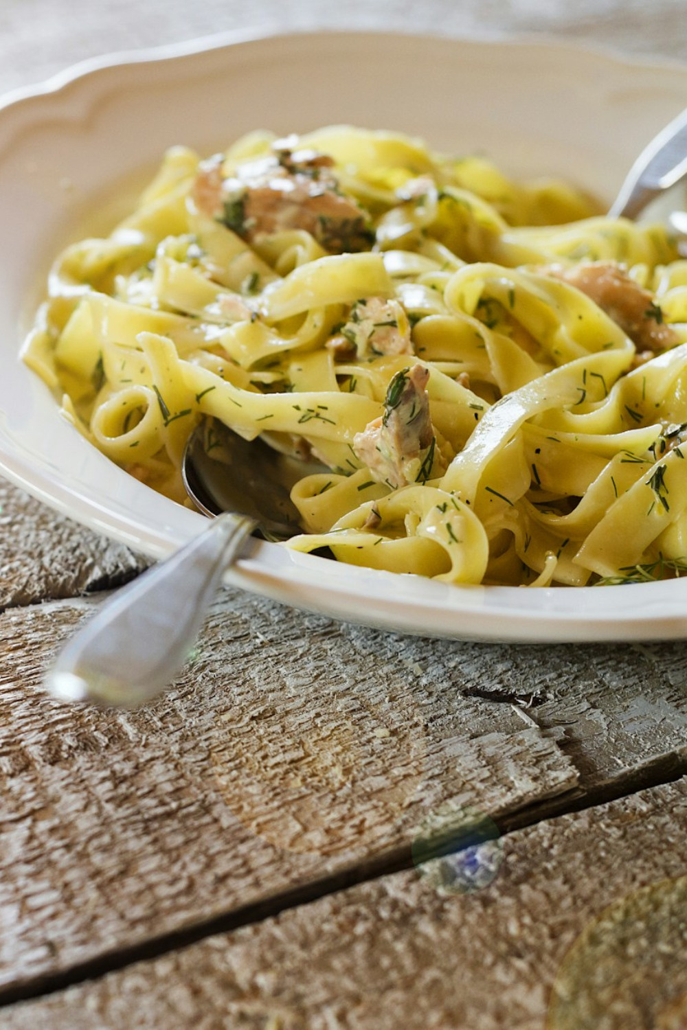 Creamy Salmon Tagliatelle Pasta Recipe
