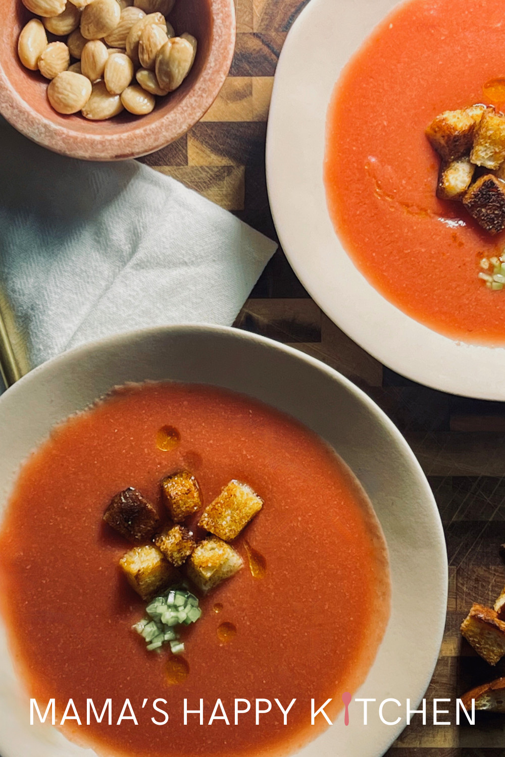 This easy gazpacho soup recipe is simple yet magical. If these long, hot summer days have left you wanting fresh, delicious food but definitely not wanting to turn the oven on, the answer to your culinary desires lies in a chilled bowl of soup.&nbsp;The combination of tomatoes, bread, cucumbers, bell pepper, oil, garlic, and sherry vinegar in the Spanish soup is fabulous as a starter, main dish, or even an amuse-bouche. Try serving it in shot glasses for tapas or with some limes (and Coronas).