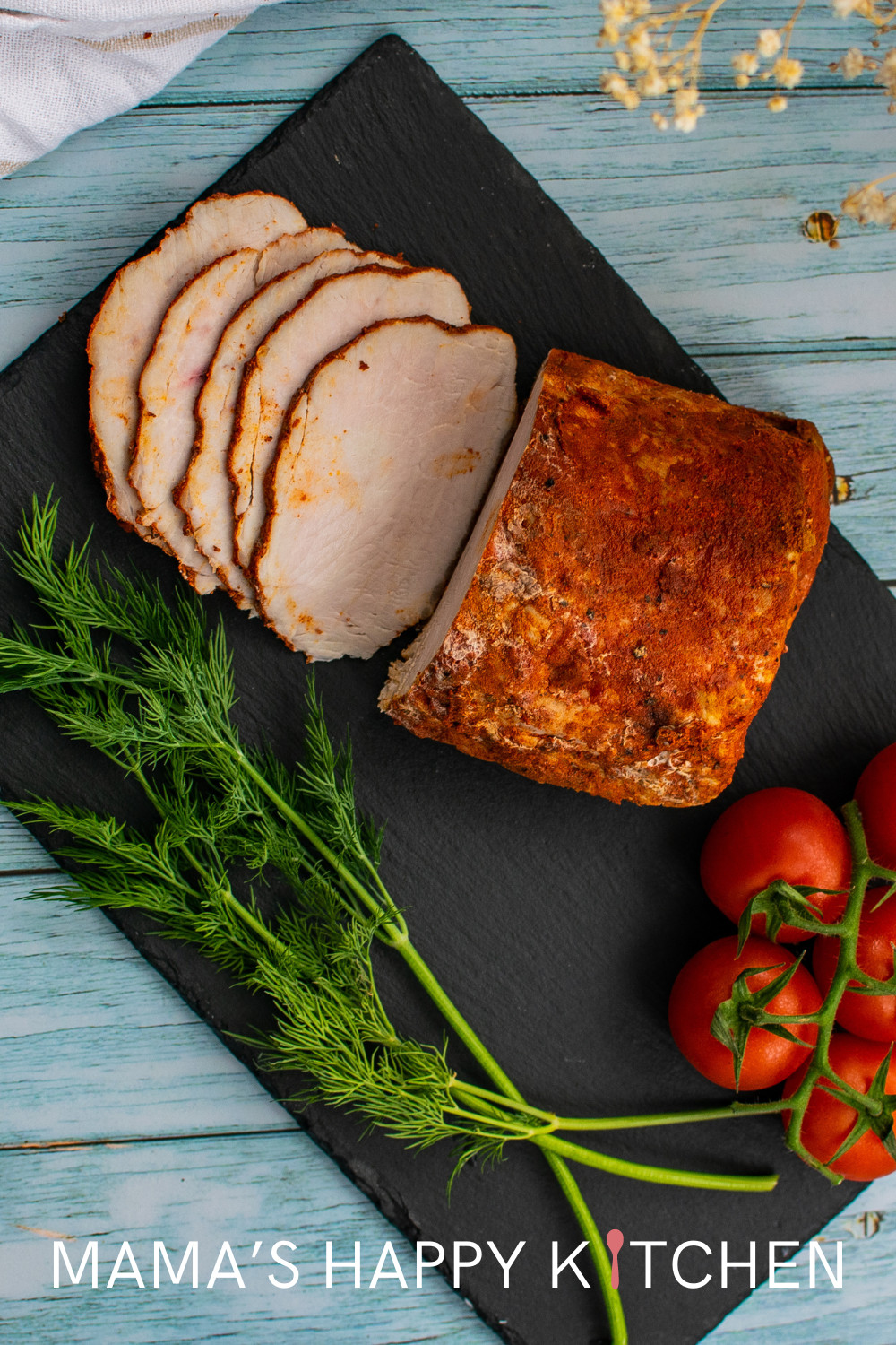 Today, I am going to show you how to cook the best Easter ham. Our family only eats ham occasionally, like every other year. This year, I decided to host an Easter dinner, which will feature this hammy ham and its wonderful glaze. It had nothing to do with wanting to take beautiful pictures of all the delicious things I will make. Not at all. The spice rub is very simple. You can leave, as is, or you can create a honey, brown sugar glaze that can be put on in the last 30 minutes of cooking.