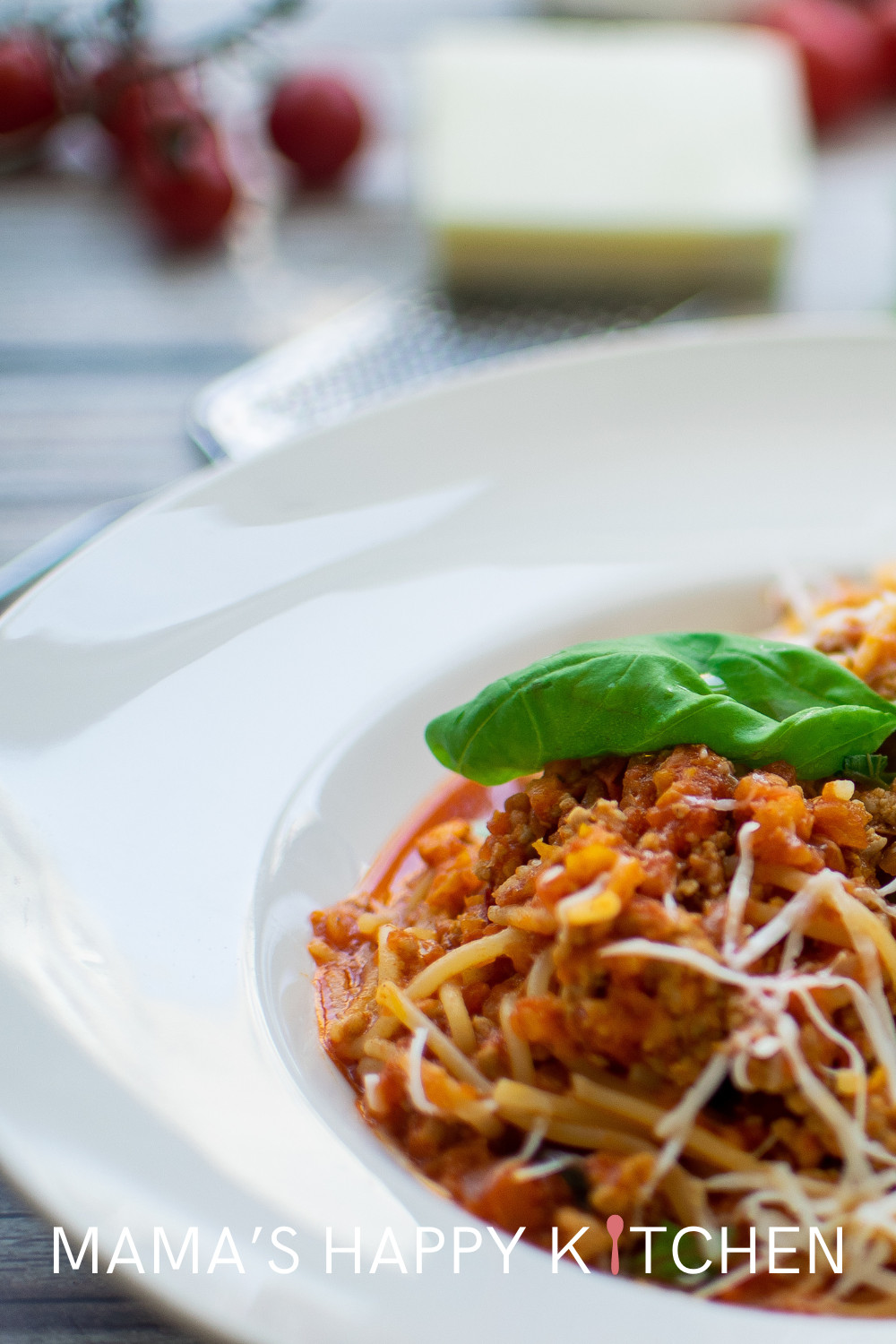 Today I want to show you my easy spaghetti Bolognese sauce recipe. To make this Bolognese, I like to use a large can of Hunt's canned tomatoes, or my canned cherry tomatoes from my garden. This sauce recipe is different than my spaghetti meat sauce recipe, but they are similar. You can also substitute any other kind of ground meat (sausage, turkey, chicken, even lentils) to make it healthier or for different flavor. Also, you can throw in whatever veggies that you have to give a nutrition shot!