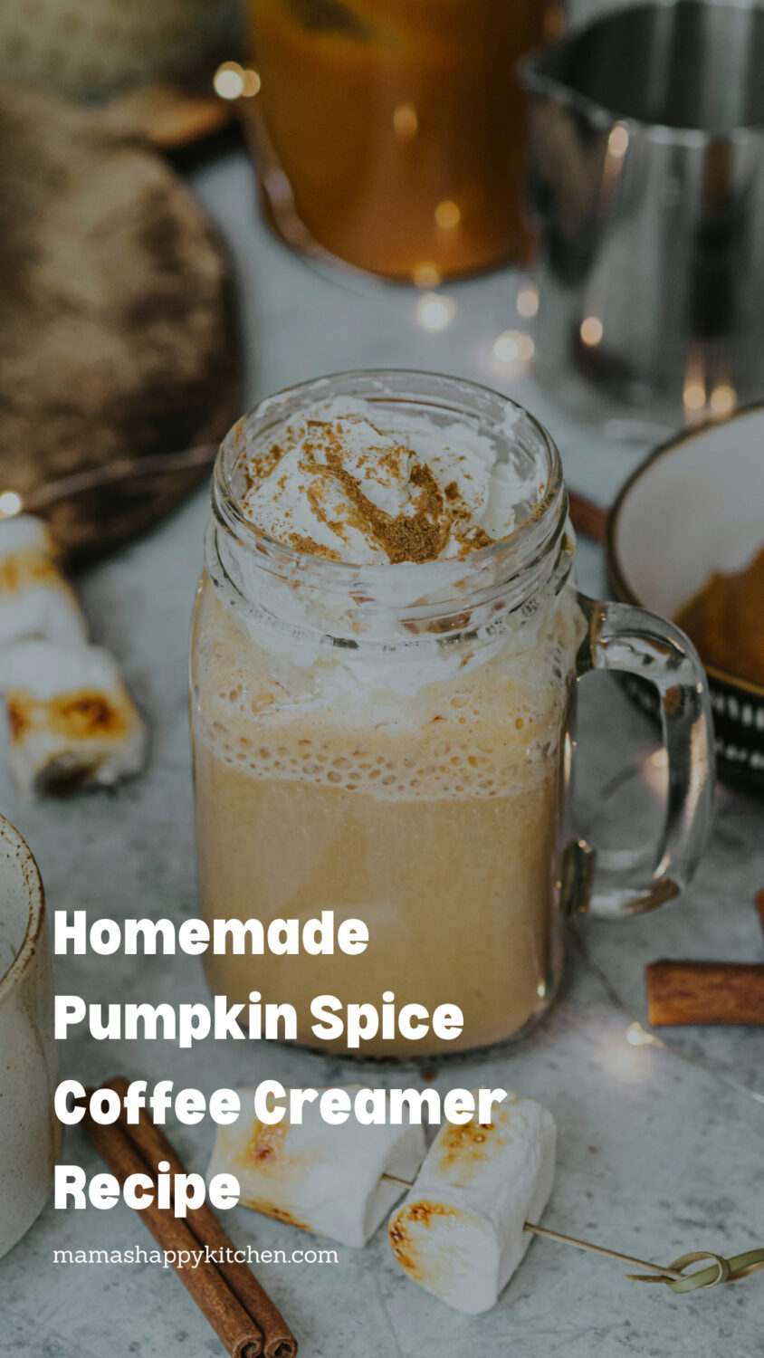 I hope you love my homemade pumpkin coffee creamer recipe. For those who love a little #PSL in their cup of coffee, you can make your own and skip all that artificial junk. Honestly, I don't even think that stuff they sell in the store is even good. But people buy it because pumpkin spice is so trendy every year. This version will make you never go back.&nbsp;